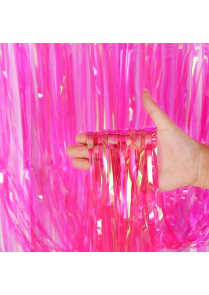 Pembe Zemin Kare Perdeler Bekarlığa Veda Partisi Glitter Tinsel Saçak Bebek Duş Doğum Günü Düğün Yıldönümü Dekorasyon (Yurt Dışından) modelleri