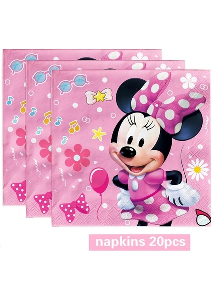 8 Adet Kart Pembe Disney Minnie Mouse Tema Kız Doğum Günü Partisi Malzemeleri Fincan Tabak Çocuk Doğum Günü Partisi Dekorasyon Tek Kullanımlık Sofra Seti (Yurt Dışından) fırsatları