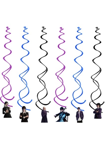 6 Adet Patlamış Mısır Kutusu Çarşamba Addams Doğum Günü Partisi Süslemeleri Kek Topper Tek Kullanımlık Tabaklar Bardaklar Bebek Duş Malzemeleri Banner Zemin Balonlar (Yurt Dışından) indirimleri