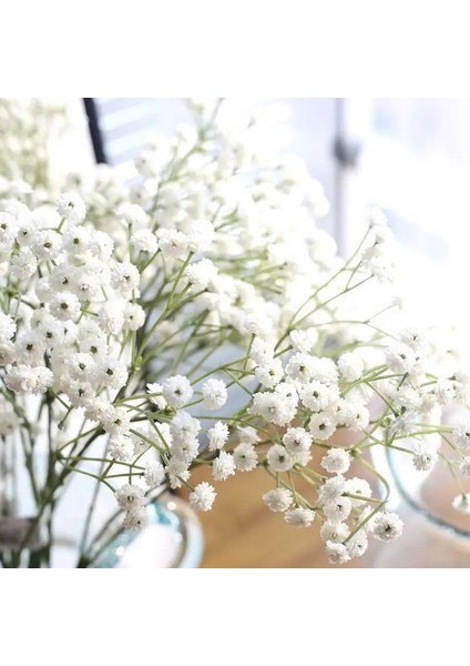 Sarı 1 Şube 65 cm 90 Kafaları Yapay Sahte Çiçekler Babysbreath Çiçek Düğün Dekorasyon Ev Partisi Dıy Scrapbooking El Sanatları Ercik (Yurt Dışından)