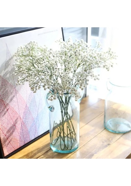 Sarı 1 Şube 65 cm 90 Kafaları Yapay Sahte Çiçekler Babysbreath Çiçek Düğün Dekorasyon Ev Partisi Dıy Scrapbooking El Sanatları Ercik (Yurt Dışından)