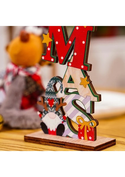 Hoşgeldiniz Yeni Noel Dekorasyon Ahşap Masa Ayakta Süsler Hoş Geldiniz Noel Noel Mektup Ahşap Işareti Merry Christmas Dekor Ev Için (Yurt Dışından)