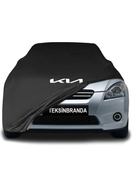Kia Ceed 1 Station Wagon (2007 - 2012) Siyah Kumaş Araba Branda Logolu Kumaş Araba Brandası Penye Oto Branda