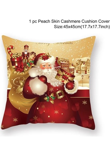 114-241 45 cm Noel Minder Örtüsü Navidad Merry Christmas Süslemeleri Ev Için 2022 Noel Noel Noel Süsleri Yeni Yıl Hediyeleri 2023 (Yurt Dışından)