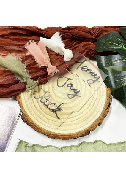 Şeffaf 10 Adet 10/20/50 Adet Akrilik Düğün Yeri Kartı Ipek Kurdele Asılı Isim Etiketi Arch Boş Düğün Dekorasyon Dıy Froste Oturma Kartları (Yurt Dışından) indirimleri