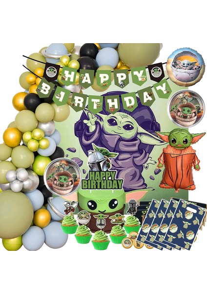 Şeker Kutusu 6 Adet Yeni Mandaloria Yoda Bebek Doğum Günü Partisi Süslemeleri Balon Yoda Hediye Keseleri Fincan Masa Örtüsü Çocuklar Için Bebek Duş Malzemeleri Hediye (Yurt Dışından) fiyatları