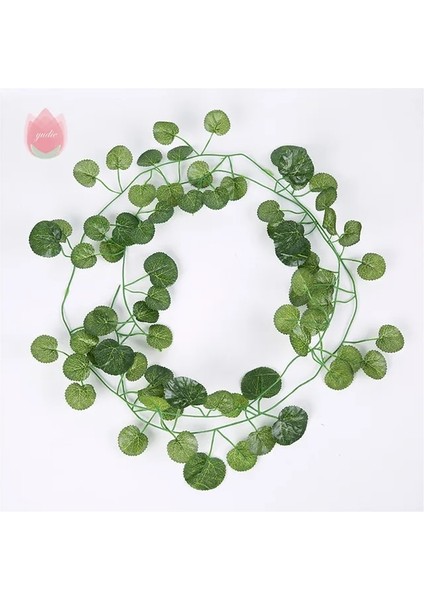 1.8 M Begonia Yaprakları 1 Adet 230 cm Yeşil Asma Ipek Yapay Sarmaşık Asılı Yaprak Çelenk Bitki Sarmaşık Yaprak Ev Dekor Düğün Banyo Bahçe Dekorasyon (Yurt Dışından)