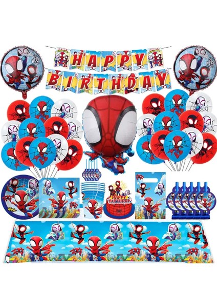10 Adet Hediye Çantası Disney Spidey ve Inanılmaz Arkadaşları Parti Malzemeleri Tek Kullanımlık Sofra Seti Fincan Tabağı 12 Inç Balon Çocuklar Için Doğum Günü Dekor (Yurt Dışından) indirimleri