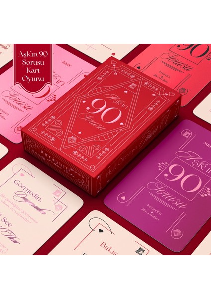 Luminara Studio x 90 Questions Of Love - Aşk'ın 90 Sorusu Kart