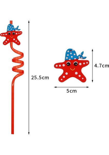 17 8 Adet 25 cm Yeniden Kullanılabilir Deniz Hayvanı Payet Doğum Günü Okyanus Köpekbalığı Tema Plastik Pipet Çocuklar Bebek Duş Doğum Günü Partisi Malzemeleri (Yurt Dışından)