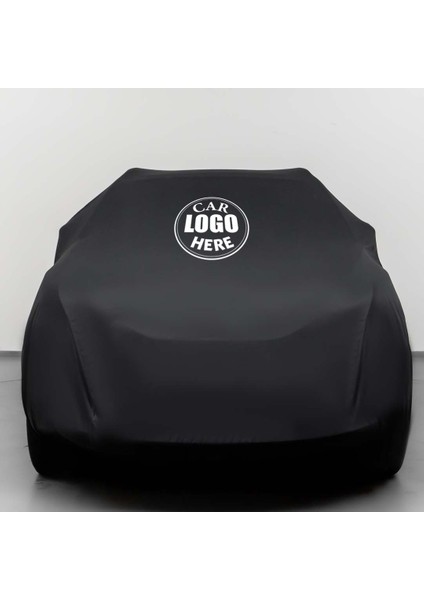 Kia Ceed 3 Hatchback (2018 - ) Siyah Kumaş Araba Branda Logolu Kumaş Araba Brandası Penye Oto Branda fırsatları