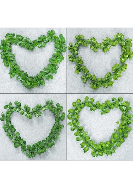 Tatlı Patates Yaprakları Yapay Bitkiler Simüle Yeşil Yaprak Simüle Sarmaşık Yaprak Sarmaşık Şerit Pseudogreen Yaprak Asma Ev Dekorasyon Aksesuarları (Yurt Dışından)