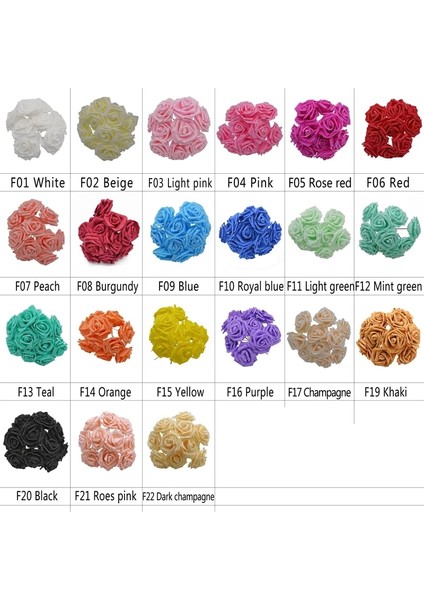 Deniz Mavisi 10 Adet 10/20/30 Kafaları 8 cm Yeni Yapay Pe Köpük Gül Çiçek Gelin Buketi Ev Çiçek Düğün Süslemeleri Scrapbooking Dıy Çiçek (Yurt Dışından) indirimleri