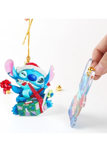Stil 3 Yeni Disney Dikiş Aksiyon Figürü Noel Ağacı Kolye Noel Dekor Askı Süsleri Bebek Parti Sırt Çantası Dekorasyon Hediye (Yurt Dışından)