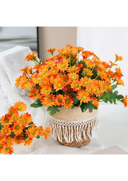 A-38YELLOW Yapay Çiçekler Bitkiler 31 cm Güneş Çiçeği Renkli Küçük Papatya Ipek Ev Bahçe Dekorasyon Krizantem Düğün Dıy Parti (Yurt Dışından) fiyatları