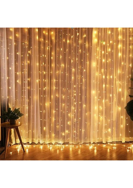 Sıcak Beyaz 3M x 1M 100LED Festoon Noel Perde Işık Çelenk Ev Noel Süs Noel Hediyeleri Için Mutlu Noel Dekor Navidad 2023 Yeni Yıl 2024 (Yurt Dışından)