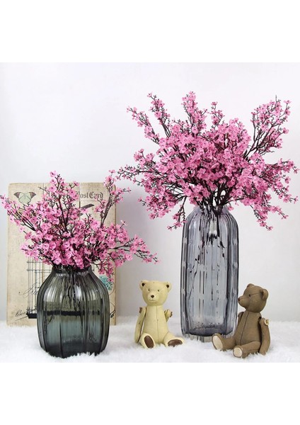 Mavi Kiraz Çiçekleri Yapay Çiçekler Bebeğin Nefesi Gypsophila Sahte Çiçekler Dıy Düğün Dekorasyon Ev Buket Sahte Çiçekler Şube (Yurt Dışından)