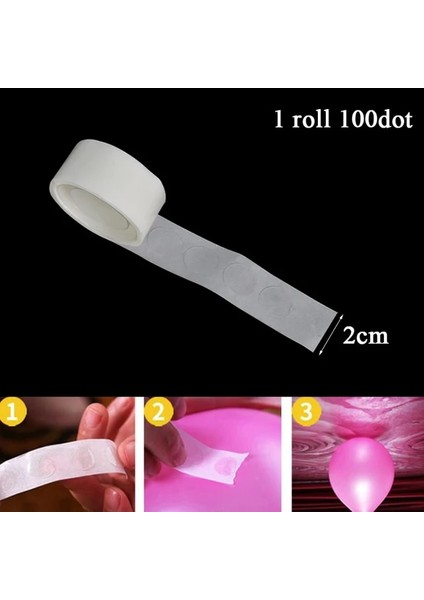1 Rulo Tutkal Nokta 11 Delik Plastik Balon Boyutlandırıcı Kutusu Balonlar Boyutu Ölçüm Aracı Doğum Günü Düğün Partisi Için Balon Kemer Sütun Balon Dekorasyon (Yurt Dışından)