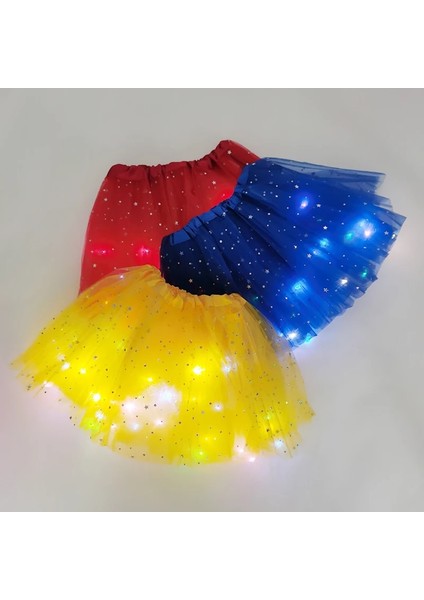 A05-1PC Rastgele Kadın Kızlar Tutu Etekler Neon LED Işık Glow Prenses Bale Sahne Dans Kısa Elbise Çocuklar Için Peri Mini Etek Doğum Günü Hediyeleri (Yurt Dışından)