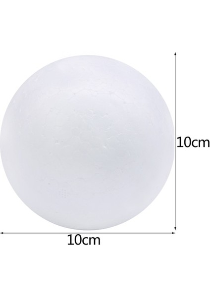10 cm Top Polistiren Strafor Köpük Topu Gül Ayı Beyaz Kalp Zanaat Dıy Ev Partisi Dekorasyon Düğün Doğum Günü Noel Partisi Hediyesi (Yurt Dışından)