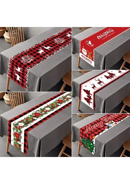 STYLE14 Noel Masa Koşucu Ev Masa Örtüsü Için Merry Christmas Dekorasyon Noel Süs Navidad Noel Hediyeleri Yeni Yıl Partisi 2023 (Yurt Dışından) fiyatları