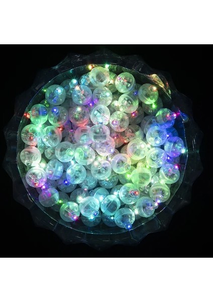 Renkli Flaş 10 Adet 5/10/20/30/50/100 Adet LED Balon Işık Minik LED Işık Mini Yuvarlak LED Top Lamba Bar Fener Noel Düğün Dekor Için (Yurt Dışından)