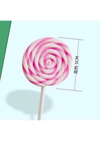 Kek Topper 1 Adet Tatlı Lolipop Tema Parti Süslemeleri Sofra Setleri Çocuklar Şeker Şeker Kız Doğum Günü Partisi Malzemeleri Bebek Duş Iyilik (Yurt Dışından)