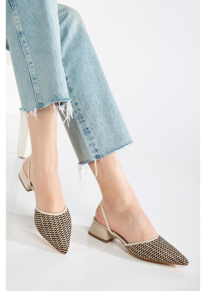 Suins Fabina Lastikli Kadın Babet Ayakkabı