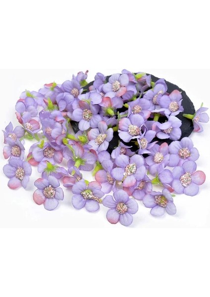 Koyu Mor 50 Adet 50/100 Adet Yapay Gerbera Ipek Çiçek Kafa Ev Dekor Dıy Çelenk Düğün Parti Çiçek Duvar Dekorasyonu Karalama Defteri Çelenk Zanaat (Yurt Dışından)
