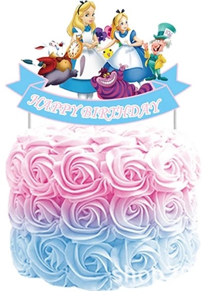 10 Adet Saman Kız Doğum Günü Partisi Malzemeleri Alice Harikalar Diyarında Tek Kullanımlık Sofra Alice Prenses Plaka Bardak Balon Cinsiyet Ortaya Dekorasyon (Yurt Dışından) modelleri