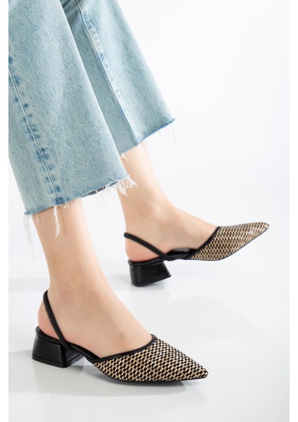 Suins Fabina Lastikli Kadın Babet Ayakkabı