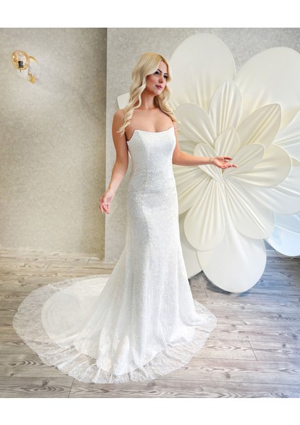Elena | Işlemeli Dantelli Balık Model
