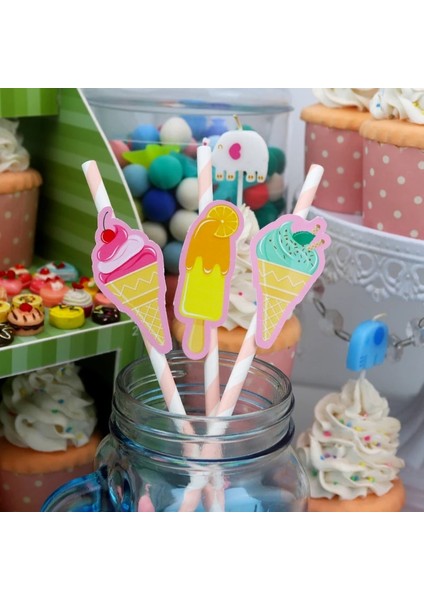 Davetiye 16PCS Dondurma Tema Parti Malzemeleri Futbol Kutuları Bardaklar Centerpiece Favor Çantalar Payet Parti Malzemeleri Favor Çantalar Asılı Süslemeler (Yurt Dışından) fırsatları