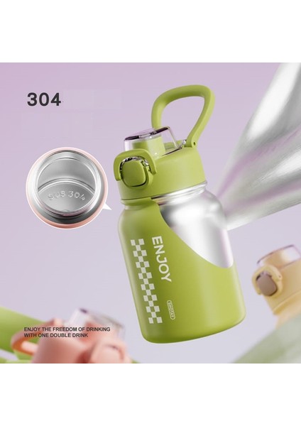 Chees Çelik Termos Matara 600ML Yeşil modelleri