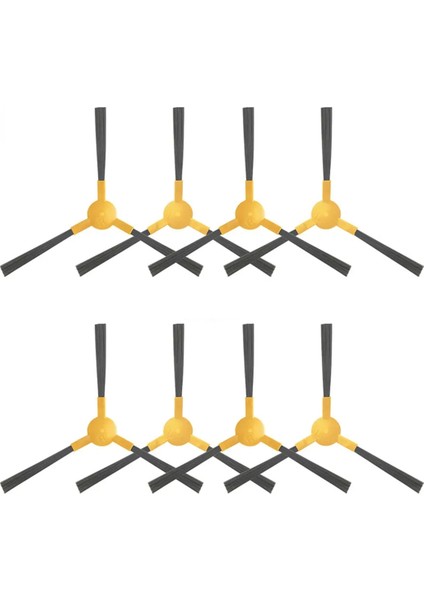 Wollmer F550 Sapphire Yan Fırçalı Robot Süpürge Aksesuar Yedek Parça 8 Adet (Yurt Dışından)