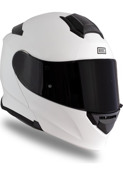 Delta Basic Beyaz Çene Açılır Kask