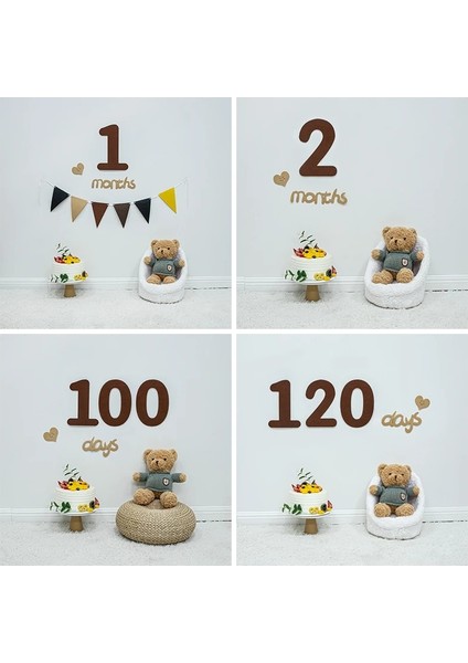 Numarası 9 Ins Yenidoğan Bebek Duyuru Kartları Kayıt 100 Gün Gebelik Yolculuğu Kilometre Taşı Işaretleyici Dokumasız Aylık Fotoğraf Sahne (Yurt Dışından) modelleri