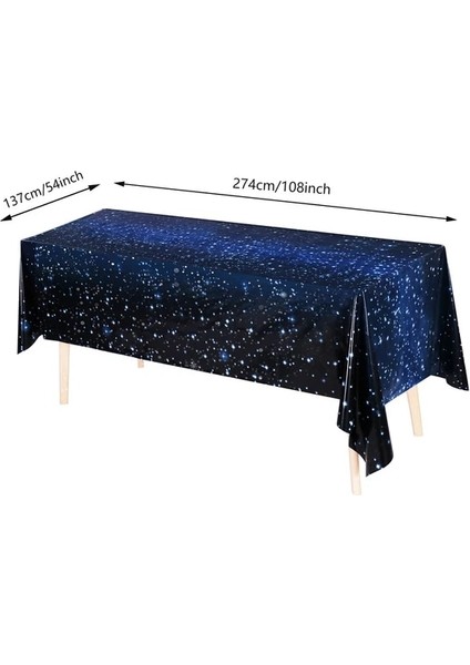 1 Adet Masa Örtüsü Uzay Masa Örtüsü Yıldızlı Gece Masa Örtüsü Süslemeleri Plastik Galaxy Masa Örtüsü Uzay Yıldız Tema Parti Malzemeleri Doğum Günü Için (Yurt Dışından)