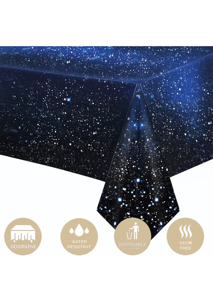 1 Adet Masa Örtüsü Uzay Masa Örtüsü Yıldızlı Gece Masa Örtüsü Süslemeleri Plastik Galaxy Masa Örtüsü Uzay Yıldız Tema Parti Malzemeleri Doğum Günü Için (Yurt Dışından) modelleri