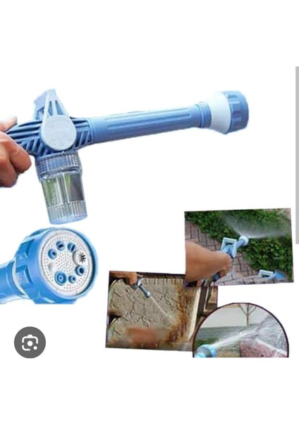 Water Basınçlı Deterjanlı 8 Fonksiyonlu Yıkama Tabancası 8 Farklı Püskürtme