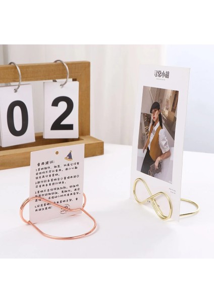 Gül Altın 1 Pc Düğün Masa Numarası Not Tutucular Metal Fotoğraf Klipler Yer Kartı Resim Menü Standı Masaüstü Parti Yıldönümü Dekorasyon (Yurt Dışından) modelleri