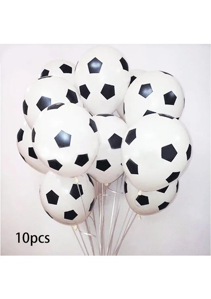 10 Adet Lateks Bir 1 Takım Yeşil Futbol Futbol Lateks Balonlar Futbol Tema Parti Helyum Hava Balonu Erkek Doğum Günü Oyunları Olay Parti Malzemeleri (Yurt Dışından)