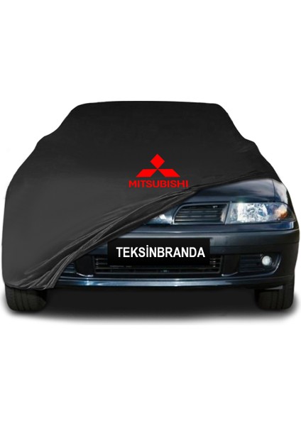 Mitsubishi Carisma Sedan Siyah Kumaş Araba Branda Logolu Kumaş Araba Brandası Penye Oto Branda
