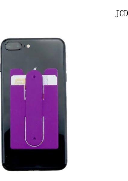 Gök Mavisi Jcd Silikon Kavrama Cep Telefonu Tutucu Standı Itme Çekme Etiket Yapıştırma Evrensel El Bandı Telefon Tutucu Braketi (Yurt Dışından) indirimleri