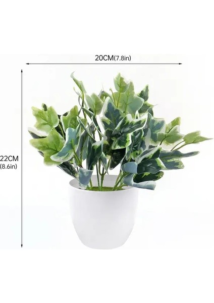 J Yeni Mini Yapay Bitki Bonsai Küçük Simüle Ağaç Saksı Bitkileri Sahte Çiçekler Ofis Masası Saksı Süsler Ev Bahçe Dekor (Yurt Dışından)