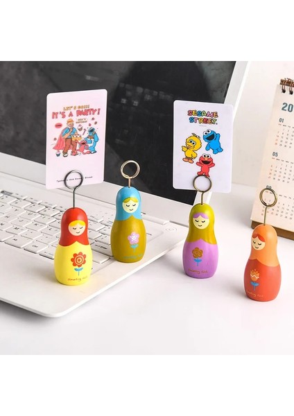 Mavi 1 Adet Kawaii Kız Ahşap Fotoğraf Tutucu Mesaj Kart Klibi Düğün Masa Numarası Tutucu Isim Kartı Placecard Kartpostal Standı Raf Fotoğraf Prop (Yurt Dışından) modelleri