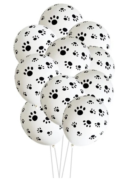 Ordu Yeşil 40 Adet Mix 12 ''evcil Hayvanlar Köpek Paw Lateks Balonlar Hayvan Tema Parti Dekor Çocuklar Klasik Oyuncaklar Globos Helyum Hava Şişme Toplar Tedarik (Yurt Dışından)