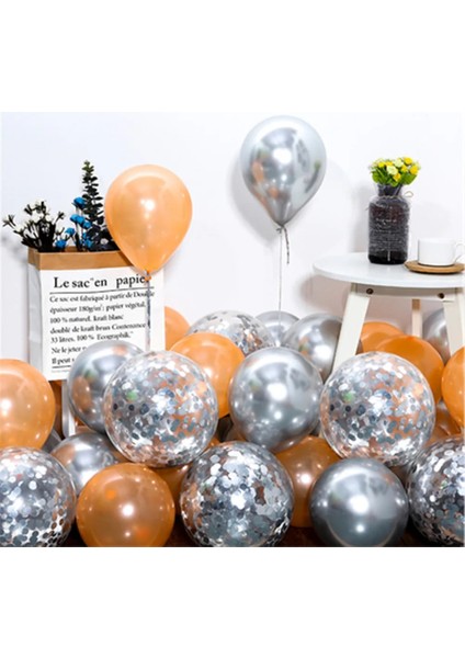 24 15 Adet Beyaz Gümüş Konfeti Mutlu Doğum Günü Düğün Parti Dekorasyon Globos Inci Beyaz Hava Helyum Bebek Duş Arka Plan Balon (Yurt Dışından) fırsatları