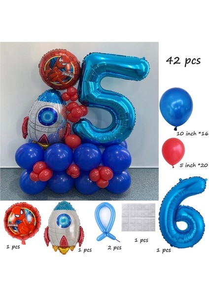 Örümcek Adam 6 10 Adet Disney Minnie Mickey Mouse Şişme Alüminyum Balon Erkekler ve Kızlar Için Bebek Duş Çocuk Doğum Günü Partisi Etkinlikleri Dıy Dekor (Yurt Dışından)