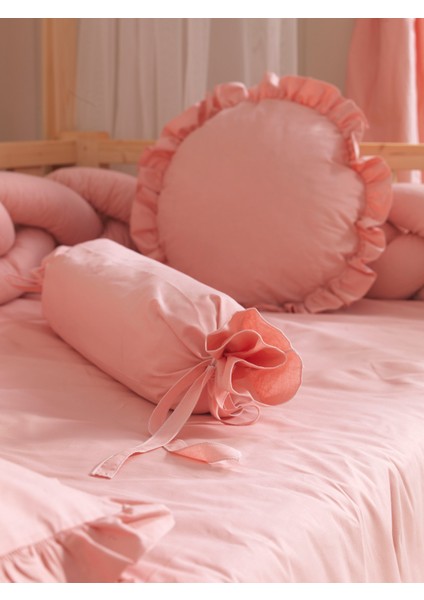 Elegance Pembe Örgü Montessori Uyku Seti